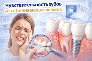 Чувствительность зубов от отбеливающих полосок